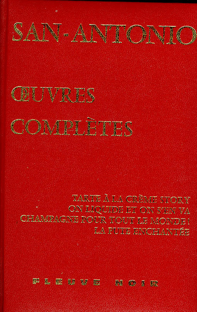 Könyv Oeuvres complètes - tome 23 -luxe- San-Antonio