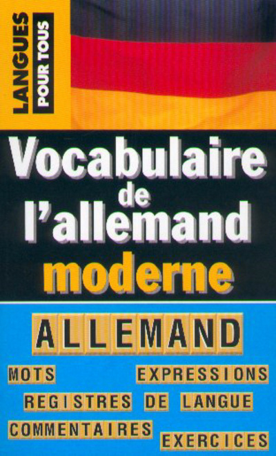 Kniha Vocabulaire de l'allemand moderne Jacques Omnes