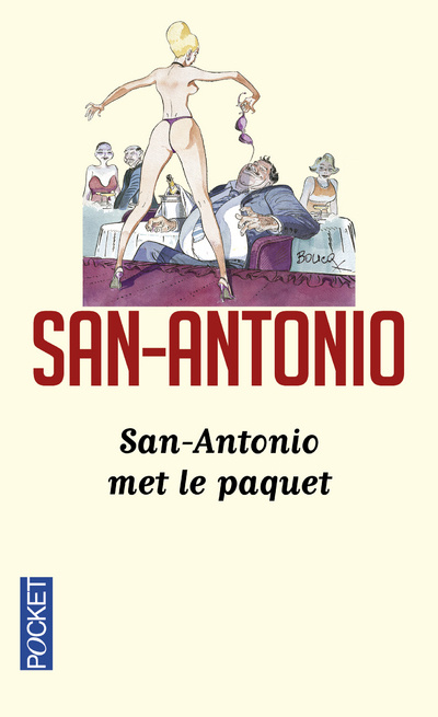 Carte San-Antonio met le paquet San-Antonio