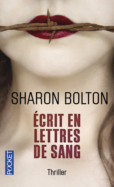 Carte Ecrit en lettres de sang Sharon J. Bolton