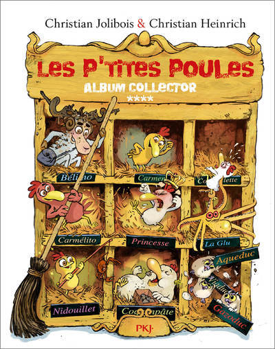 Carte Les P'tites Poules - Album collector T04 (tomes 13 à 16) Christian Jolibois