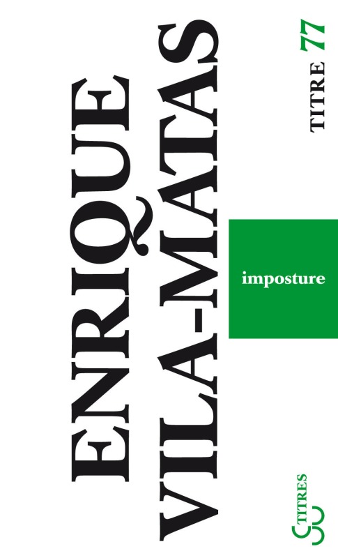 Knjiga Imposture Vila-Matas