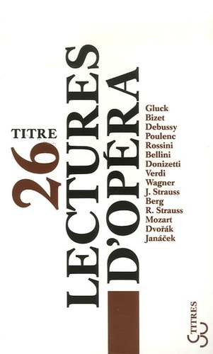Knjiga Lectures d'Opera Opéra national de Paris