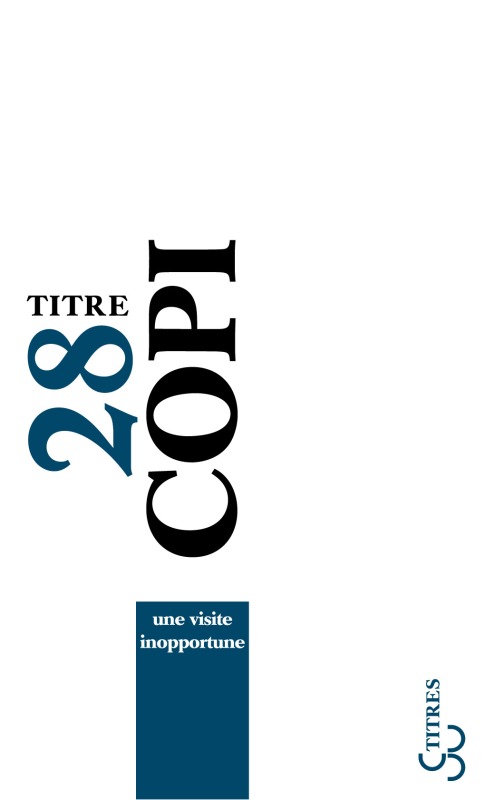 Knjiga Une visite inopportune Copi