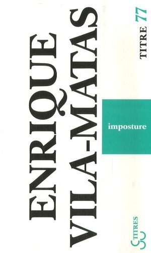 Kniha Imposture Vila-Matas