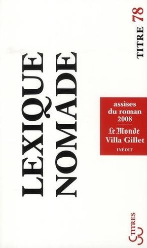 Kniha Lexique nomade 2008 VILLA GILLET / LE MONDE