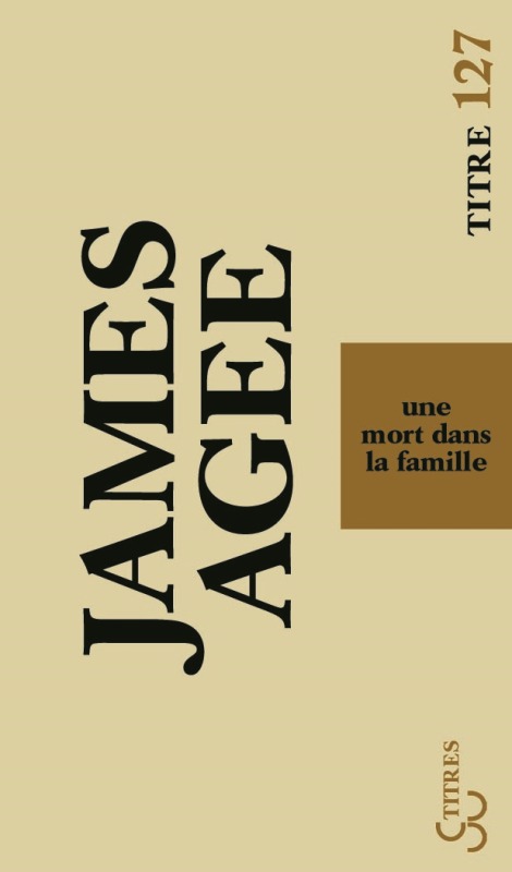 Carte Un mort dans la famille AGEE JAMES