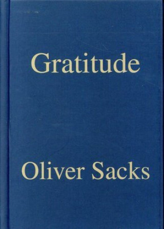 Knjiga Gratitude SACKS OLIVIER