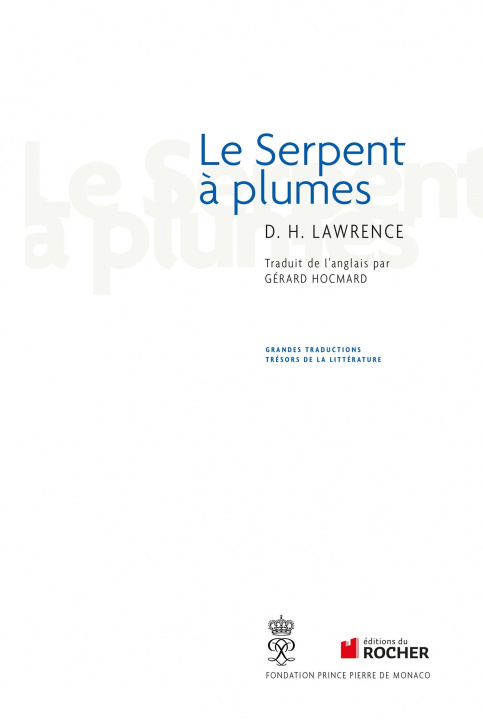 Carte Le Serpent à plumes David Herbert Lawrence