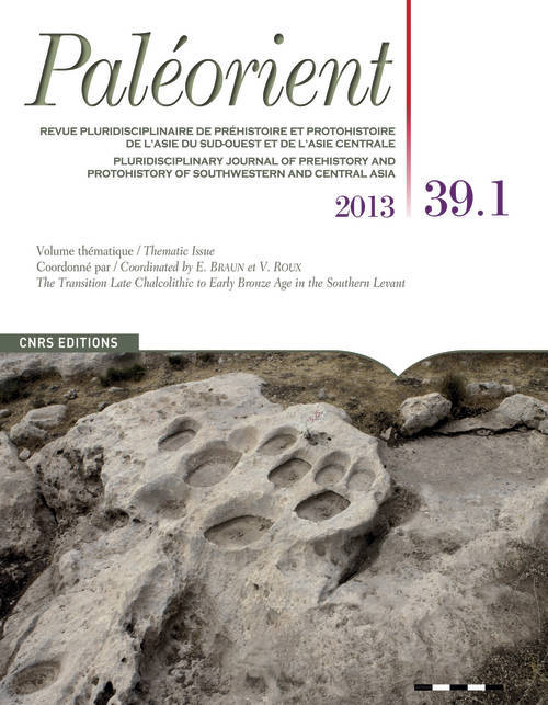 Kniha Paléorient 39.1 Revue pluridisciplinaire de préhistoire et protohistoire de l'Asie du Sud-Ouest et d 