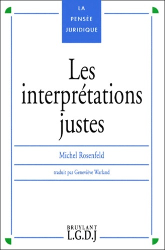 Carte les interprétations juste Rosenfeld m.