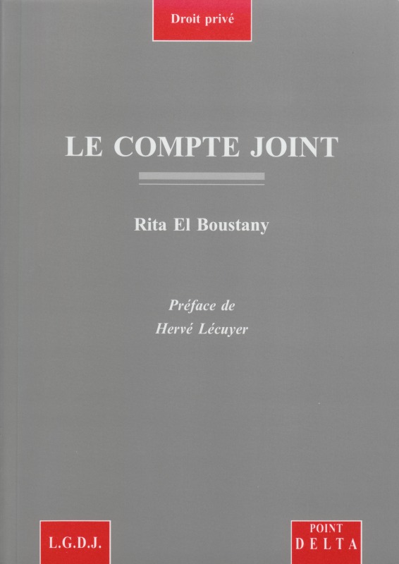Knjiga LE COMPTE JOINT Boustany