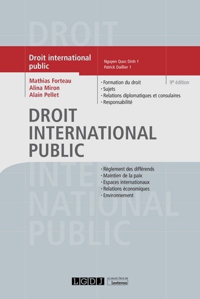 Könyv Droit international public DAILLIER PATRICK