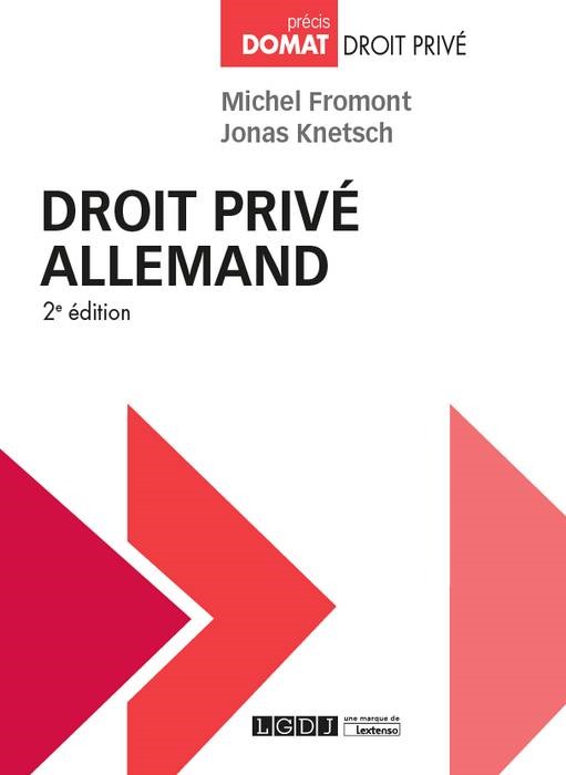 Book DROIT PRIVE ALLEMAND 2EME EDITION FROMONT M.