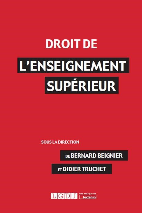 Kniha DROIT DE L ENSEIGNEMENT SUPERIEUR TRUCHET D.