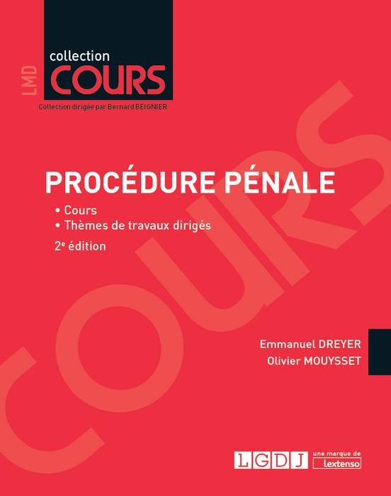 Könyv PROCEDURE PENALE - 2EME EDITION DREYER E.