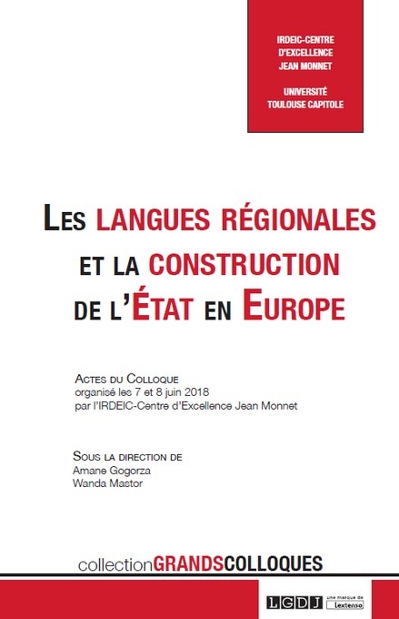 Könyv Les langues régionales et la construction de l'État en Europe Mastor