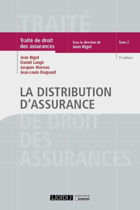 Boek La distribution d'assurance Respaud