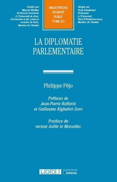 Knjiga La diplomatie parlementaire Péjo