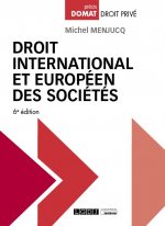 Carte Droit international et européen des sociétés MENJUCQ M.