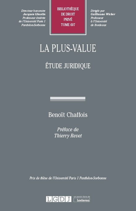Knjiga La plus-value Chaffois