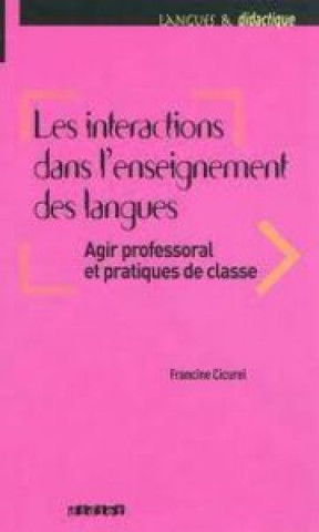 Livro Les interactions dans l'enseignement des langues - Livre Francine Cicurel