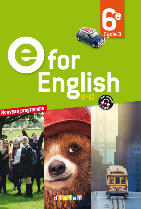 Libro E for English 6e - Anglais Ed.2016 - Livre de l'élève Virginie Bordat