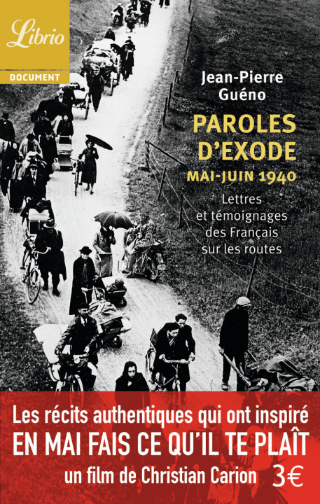 Kniha PAROLES D'EXODE, MAI-JUIN 1940 Guéno
