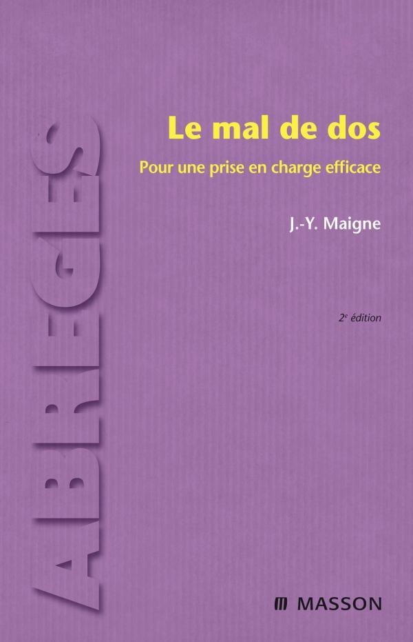 Knjiga Le mal de dos Jean-Yves Maigne