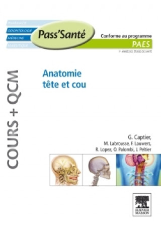 Kniha Anatomie tête et cou (Cours + QCM) Guillaume Captier