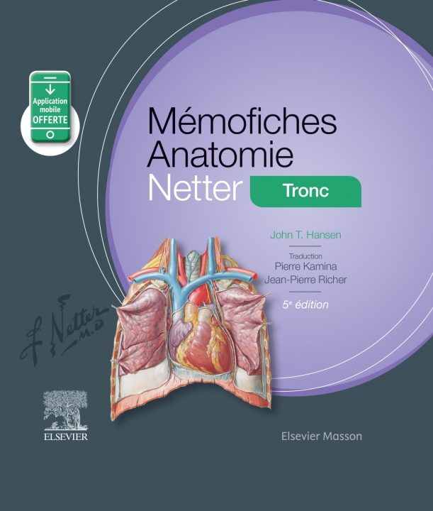 Kniha Mémofiches Anatomie Netter - Tronc John T. Hansen