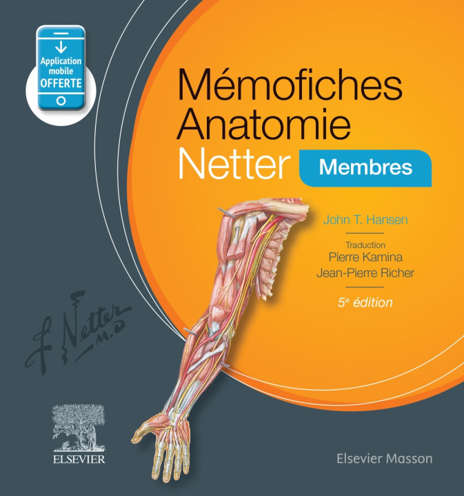Carte Mémofiches Anatomie Netter - Membres John T. Hansen