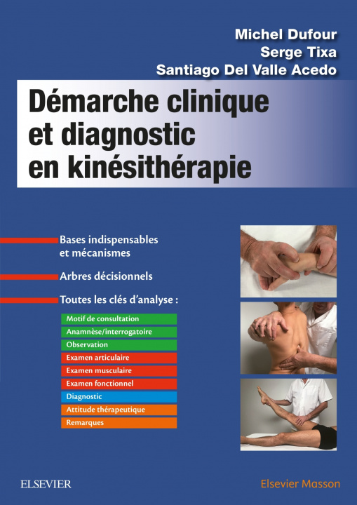 Kniha Démarche clinique et diagnostic en kinésithérapie Michel Dufour