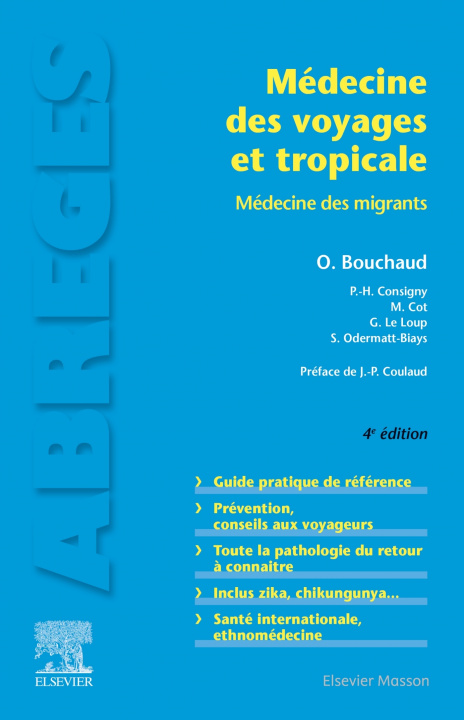 Książka Médecine des voyages et tropicale Olivier Bouchaud