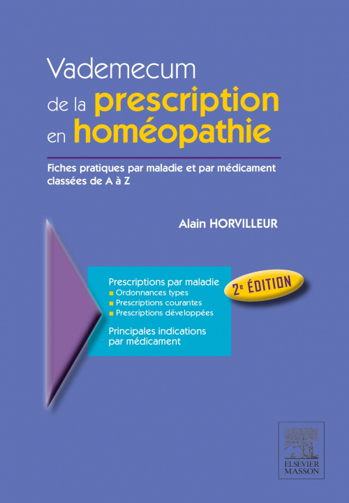 Carte Vademecum de la prescription en homéopathie Alain Horvilleur
