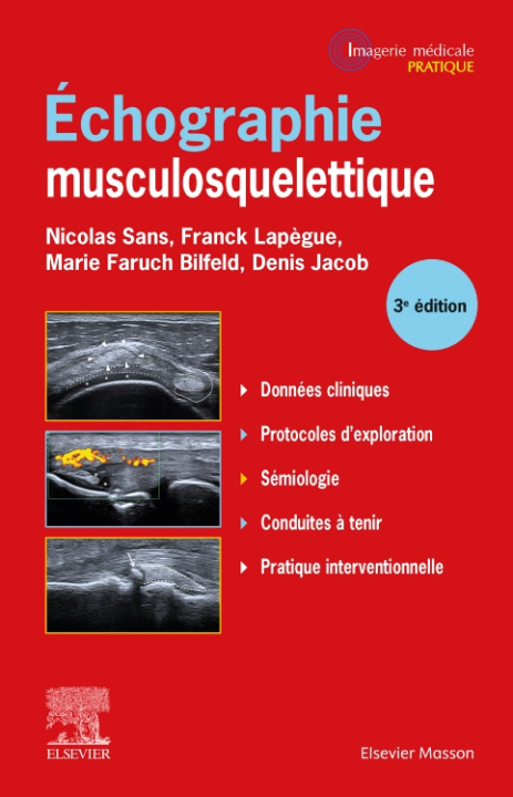 Book Echographie musculosquelettique Nicolas Sans