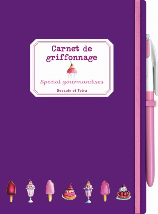 Kniha Carnet de griffonnage spécial gourmandise Isabelle Kessdjian