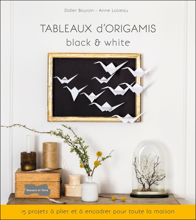 Kniha Tableaux d'origamis black & white Didier Boursin