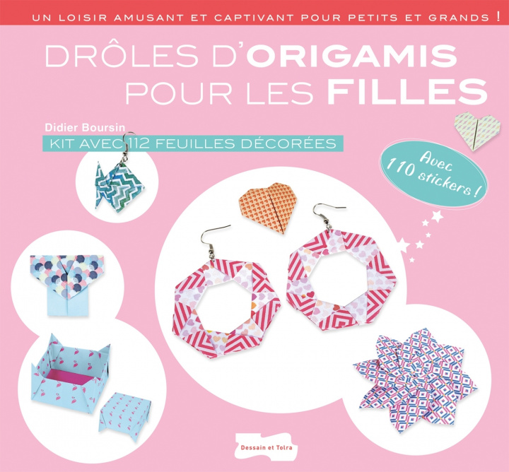 Kniha Drôles d'origamis pour les filles Didier Boursin