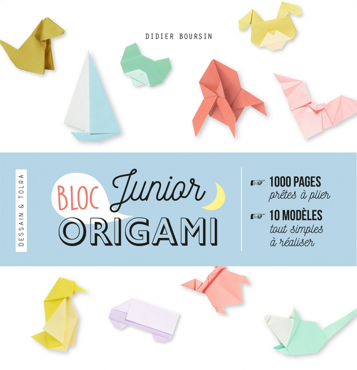 Kniha Happy origamis juniors Didier Boursin