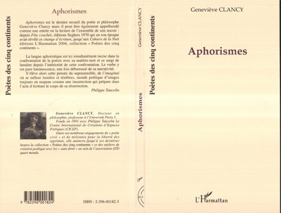 Könyv Aphorismes Clancy