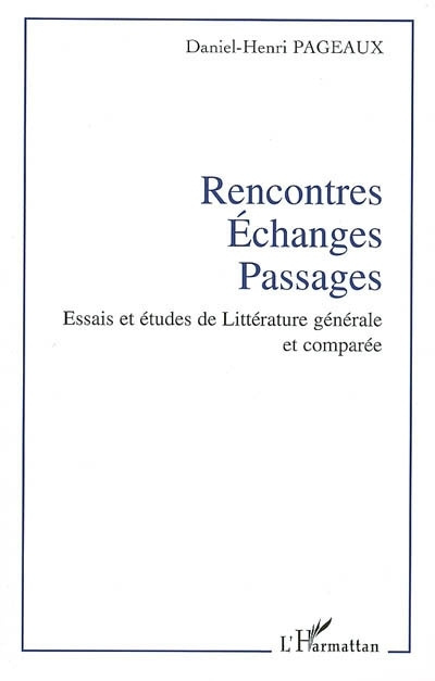 Knjiga Rencontres - Echanges - Passages Pageaux