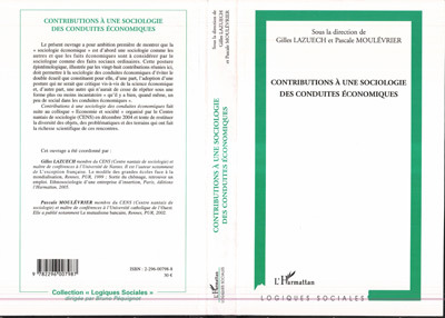 Könyv Contributions à une sociologie des conduites économiques 