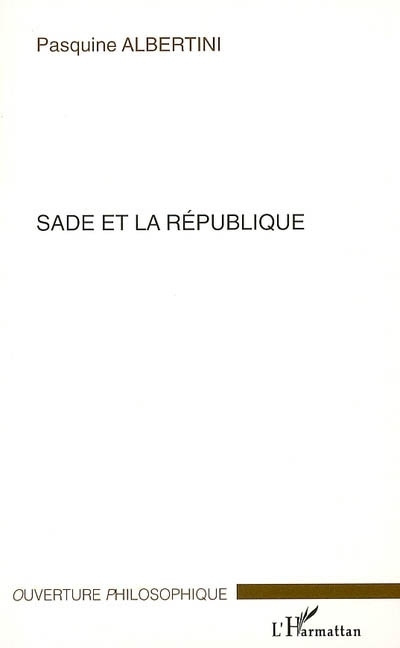 Książka Sade et la république Albertini
