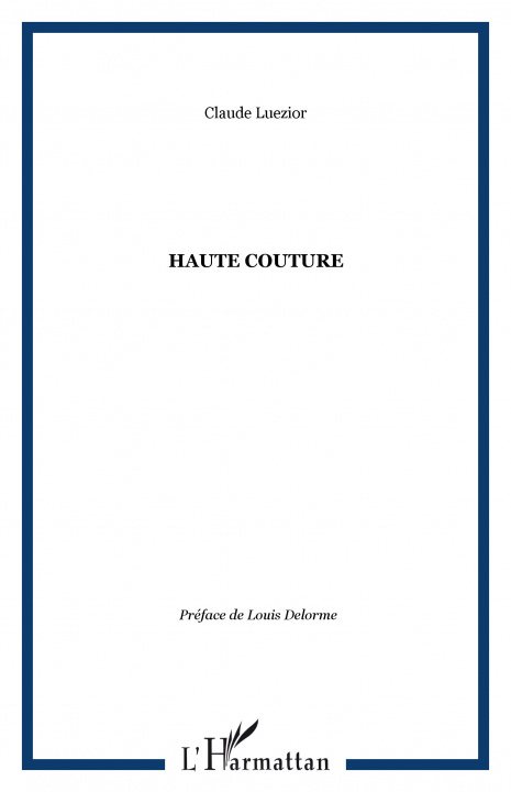 Kniha Haute couture Luezior