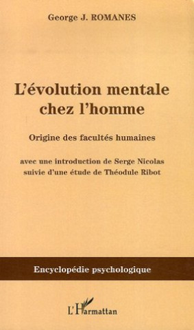 Buch L'évolution mentale chez l'homme Romanes