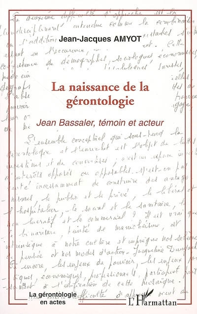 Carte La naissance de la gérontologie Amyot