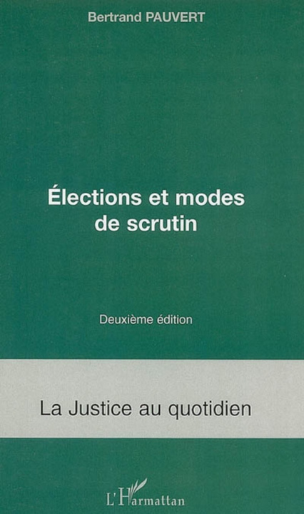 Kniha Eléctions et modes de scrutin (2ème édition) 