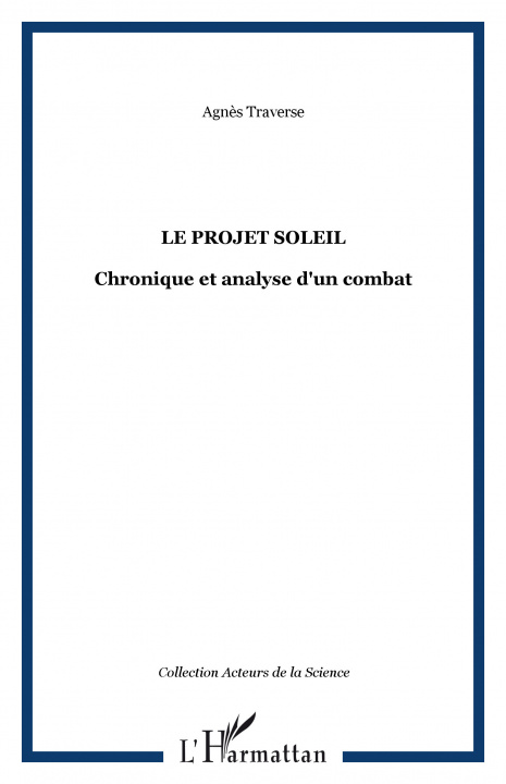 Книга Le Projet SOLEIL Traverse