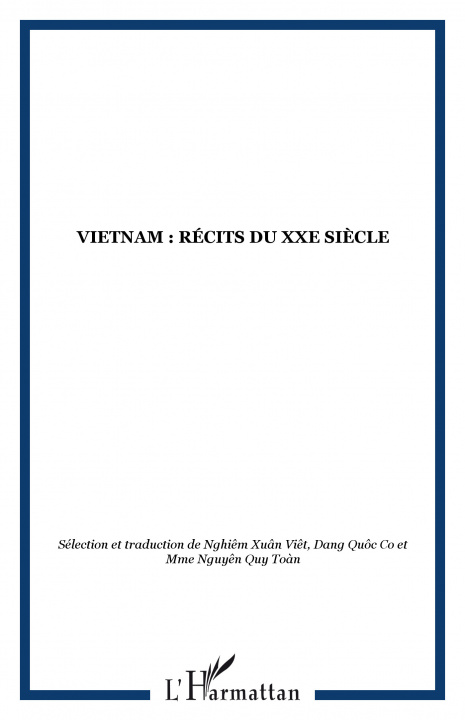 Knjiga Vietnam : récits du XXe siècle 
